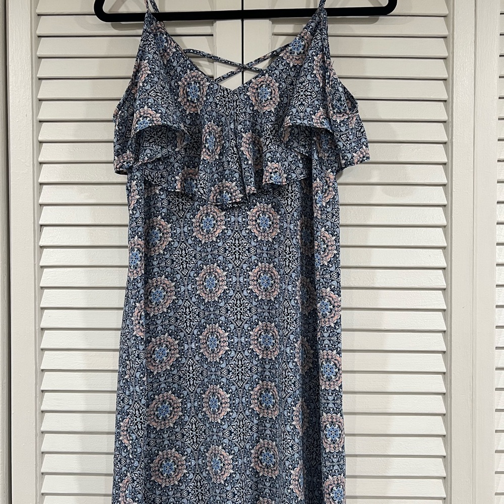 Patterned Shift Dress - image 3